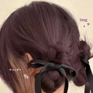 ロング カラー 韓国風艶髪🎀 透明感カラー🤍のヘアスタイル