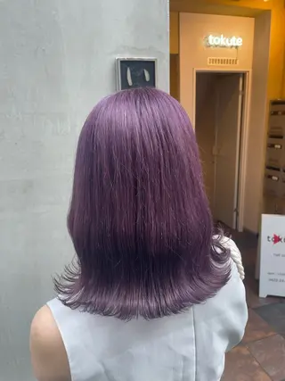 ミディアム tokute 中野真咲🐺のヘアスタイル