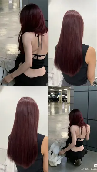 ロング カラー 🤍韓国大人っぽ ベージュMAI🤍のヘアスタイル