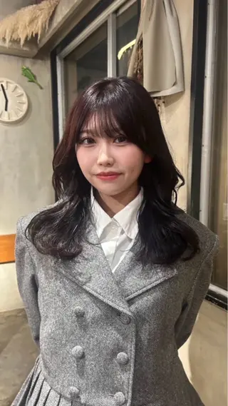 ミディアム カラー Friista color所属・moe🎀 梅田美容室のヘアスタイル