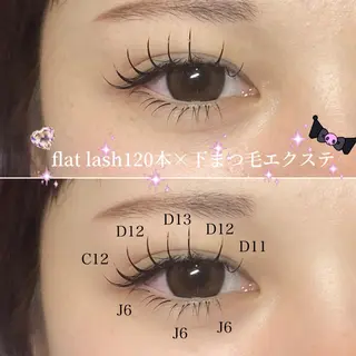 マツエク・マツパ Veil chihiroのマツエク・マツパデザイン