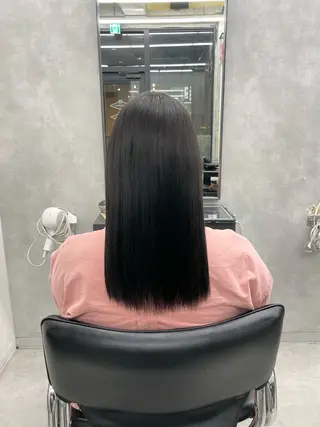 セミロング 角田 萌夏のヘアスタイル