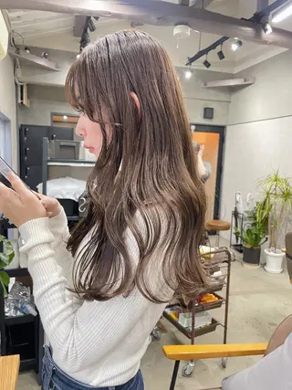 セミロング AiM 大名　似合わせカットのヘアスタイル