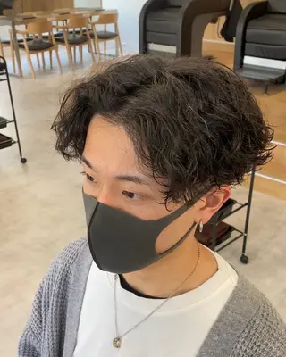 パーマ メンズ メンズパーマ/新潟/ 万代/高橋悠叶のヘアスタイル