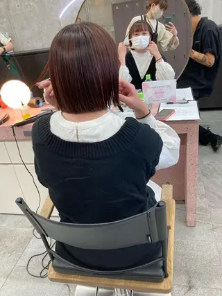 ミディアム カラー 小木曽智美 /ボブ/ショートのヘアスタイル