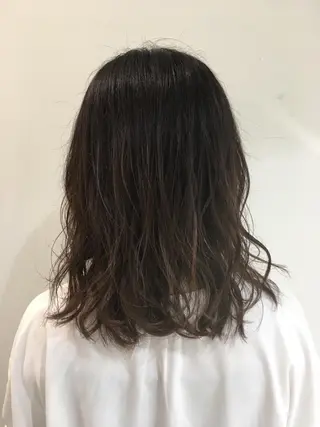 ミディアム NYNY四條畷店 森 亮人のヘアスタイル