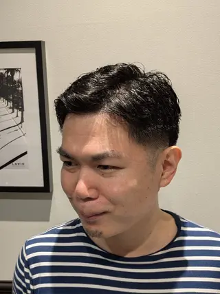 パーマ ショート メンズ LAVIE new standard barber所属・松井 俊樹のヘアスタイル