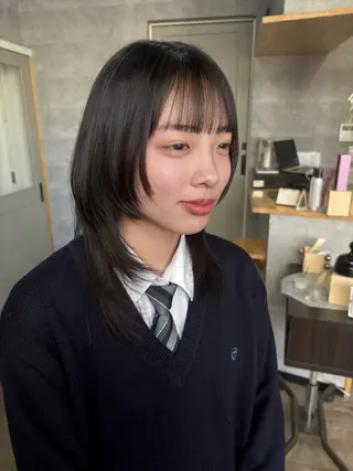 ミディアム SOY-KUFU高田馬場所属・レイヤー♡艶髪♡ 韓国風♡加藤あゆみのヘアスタイル
