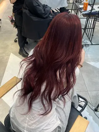 ロング カラー 韓国ヘア/ネイル kanako🤍🫧のヘアスタイル