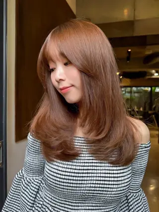 ロング 似合わせモテヘア Akari🦢🖤のヘアスタイル