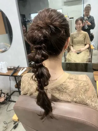 ロング maya レイヤーカットのヘアスタイル