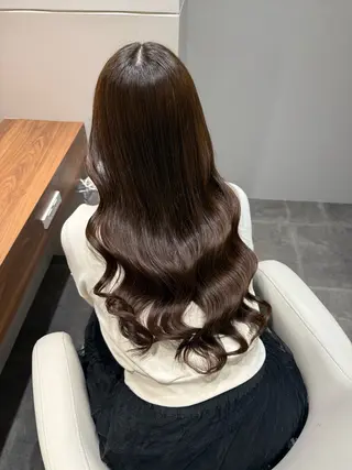 ミディアム カラー ヘアアレンジ 💕ブリーチカラー☁ 髪質改善💖サワのヘアスタイル