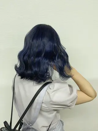 ミディアム カラー ハヤシカズキ/カラー ✂/メンズパーマのヘアスタイル