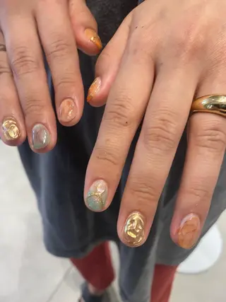 ネイル 【韓国ヘア・ネイル】 HINATA🍒のネイルデザイン