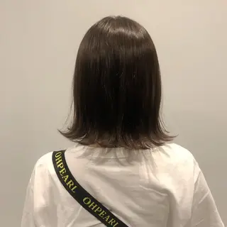 ミディアム カラー ケアブリーチ/ボブ/ honoのヘアスタイル