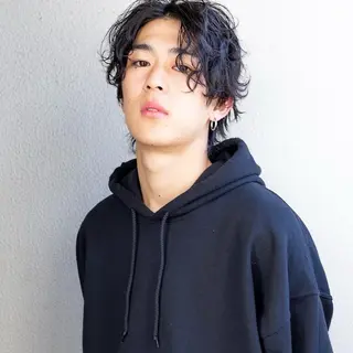 ショート 舟橋耀/ブリーチカラ ー/レイヤーカットのヘアスタイル