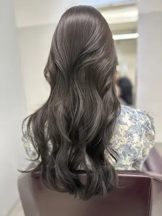 ロング カラー AiM エイム　韓国レイヤーのヘアスタイル