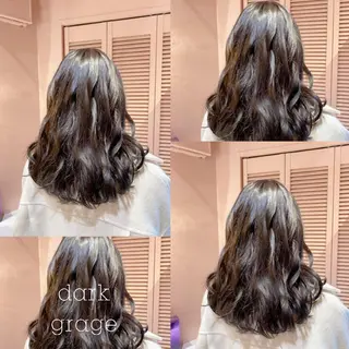 セミロング カラー パーマ ヘアアレンジ RIYA❤︎ Aujuaソムリエのヘアスタイル