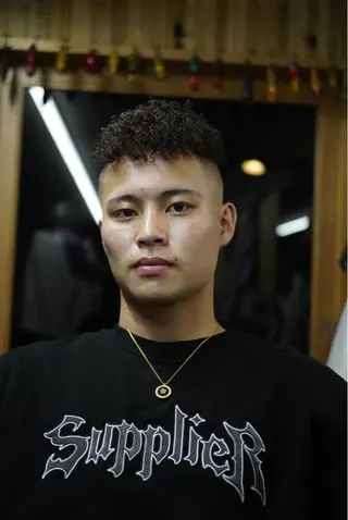 パーマ メンズ brunt jet所属・関 晃哉のヘアスタイル