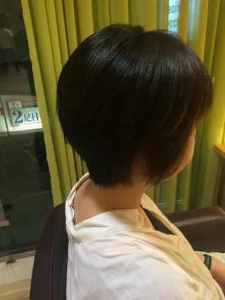 ショート カラー パーマ ヘアアレンジ メンズパーマの巨匠 鈴木純のヘアスタイル