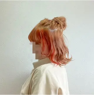 ミディアム 🫧ふくだ りな 🕊のヘアスタイル
