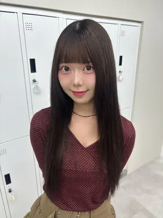 ロング カラー ヘアアレンジ メンズ シールエクステ🎀 羽エクステ🌙しぇるのヘアスタイル