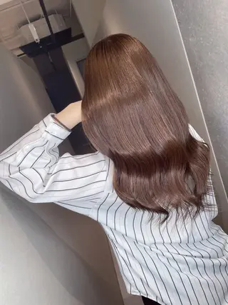 セミロング カラー BOOTH share saron所属・今井 勝也のヘアスタイル