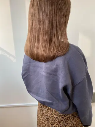 セミロング カラー ヘアアレンジ fit stand所属・fit stand /HIIRAGIのヘアスタイル