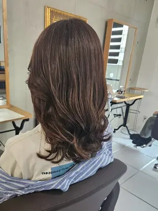 カラー ロング ma cherie 　naoのヘアスタイル