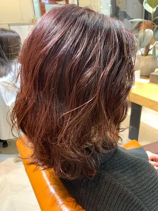 ミディアム り ほのヘアスタイル