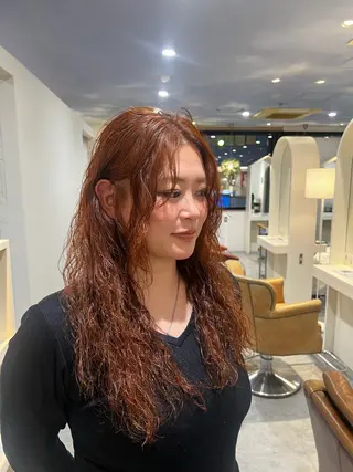 ロング パーマ Aman  D'or所属・ショート/ボブ/東 千耀のヘアスタイル