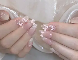ネイル By moonネイル 🌷ワンホン/韓国風のネイルデザイン