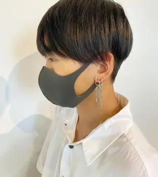 ショート メンズ キッズ 桑原 菜摘のヘアスタイル