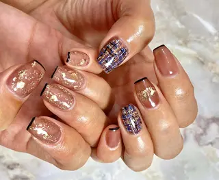 ミディアム cattleya nailのネイルデザイン