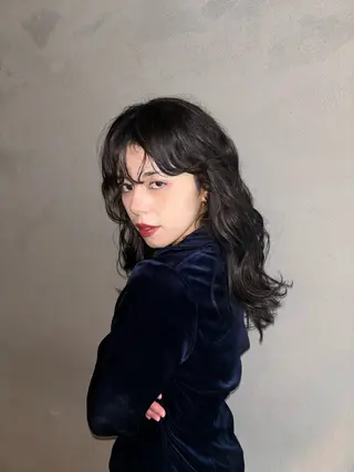 ミディアム カラー marino マリノのヘアスタイル