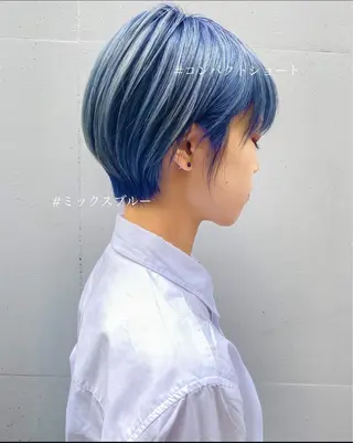ショート ✨似合わせ ショート/yui✨のヘアスタイル