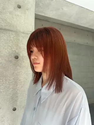ミディアム カラー MISAKI ‎のヘアスタイル
