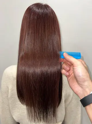 セミロング 荒木 ユウのヘアスタイル