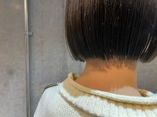 ショート カラー ボブ/インナーカラー ショート/佐野祥子のヘアスタイル