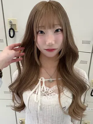 カラー 抜け感hair Mayu/ブリーチのヘアスタイル