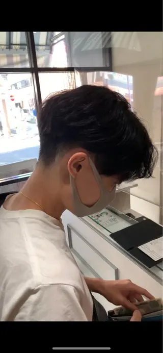 メンズ 縮毛矯正/韓国ヘア /ブリーチ/柴山のヘアスタイル