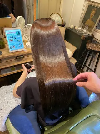 ロング カラー 飯田 実歩(じっぽ)のヘアスタイル