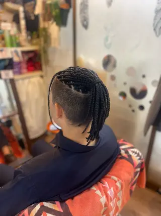 ショート ヘアアレンジ メンズ scamp所属・scamp⭐️ さくらのヘアスタイル