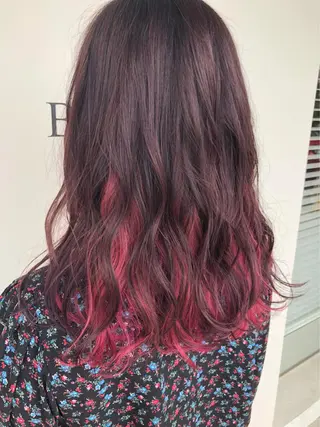 カラー 早川 真幸のヘアスタイル