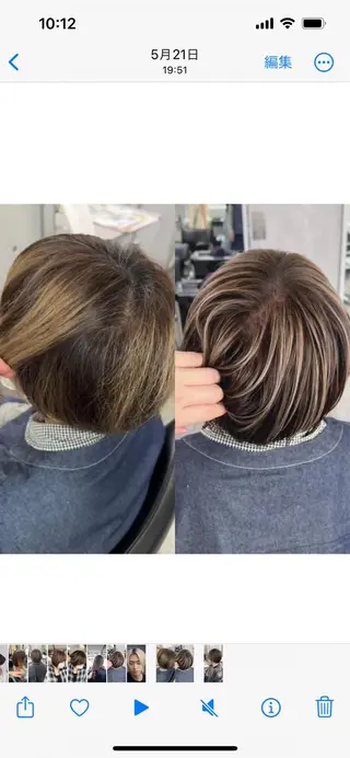 ショート GATE.所属・🫧うる艶color 🩵綾🌙のヘアスタイル