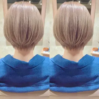 ショート ショート ボブ 梅田 木戸健人のヘアスタイル