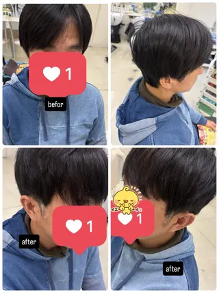 メンズ タカハシ リナのヘアスタイル