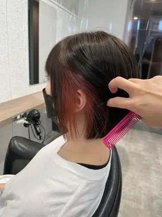 ショート カラー 透明感カラー/艶髪 ♥柏谷菜穂♥のヘアスタイル