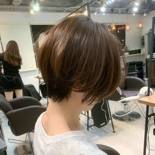 ショート カラー 前田 健太のヘアスタイル