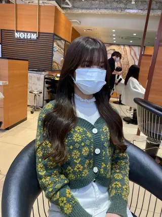 ロング LEVIJU hair所属・韓国ヘア🕊村上 ののこ🕊のヘアスタイル